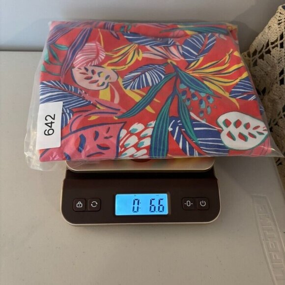 Talbots the Talbots Tee Women's Red Floral tropical stretch top size 2X Summer - Picture 9 of 9